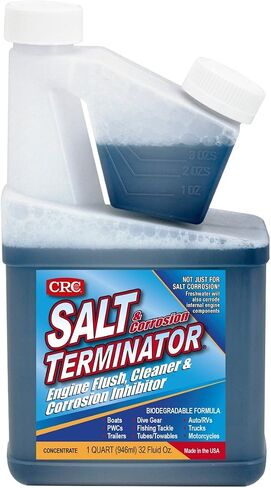 CRC Salt Terminator Engine Flush, Cleaner, And Corrosion Inhibitor, 1 Gallon, Dissolves Salt And Leaves A Protective Coating in Saudi Arabia
