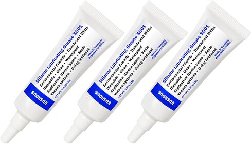 SG01 Silicone High-Dielectric Grease for Electrical Connectors Valve Waterproof Insulation O-Ring Lubricant 0.35OZ(10g) x3 Pack in Saudi Arabia