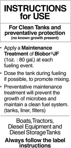 JF Diesel Fuel Additive: Highly Effective Fuel Biocide Supplement, Prevents Corrosion of Fuel Tanks, Increases Lubricity, Dual Phase Chemistry | 16 Ounce, (BB16EZ01US) in Saudi Arabia