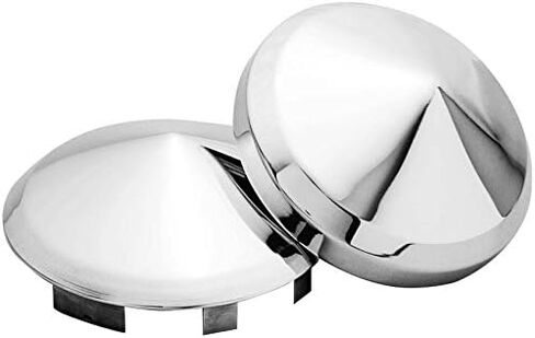 Kaper II A-4-MMC Woody's Chrome Steel 4-5 Notch Front Hub Cap, 50 Pack in Saudi Arabia