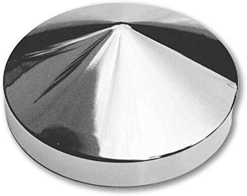 Kaper II A-9M Woody's Polished Stainless Steel 5/8 Stud Rear Hub Cap, 50 Pack in Saudi Arabia