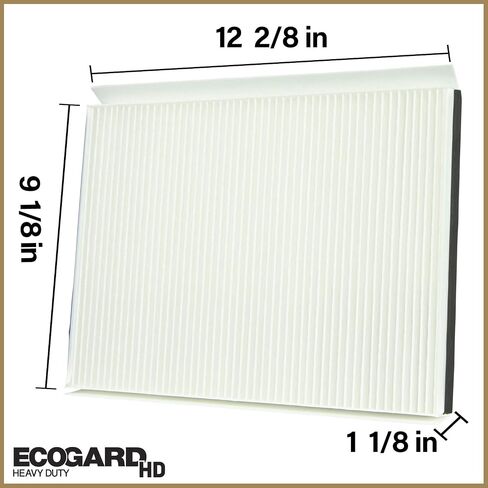 ECOGARD XC10605HD Premium Heavy Duty Truck Cabin Air Filter Fits Volvo VAH DIESEL 2015, VHD DIESEL 2015, VNL DIESEL 2015-2017, VNM 2016, VNM DIESEL 2015-2016 in Saudi Arabia