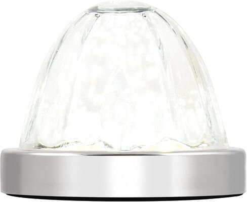 GG Grand General 81862 Clear Watermelon Glass Kit with Amber 18 LED Base and Stainless Steel Bezel in Kuwait