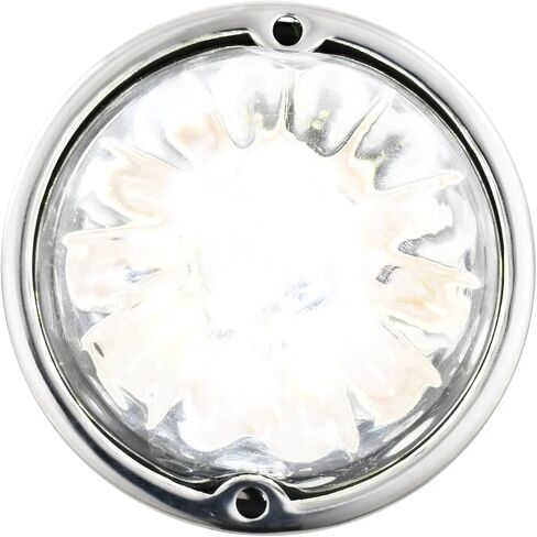 GG Grand General 81862 Clear Watermelon Glass Kit with Amber 18 LED Base and Stainless Steel Bezel in Kuwait