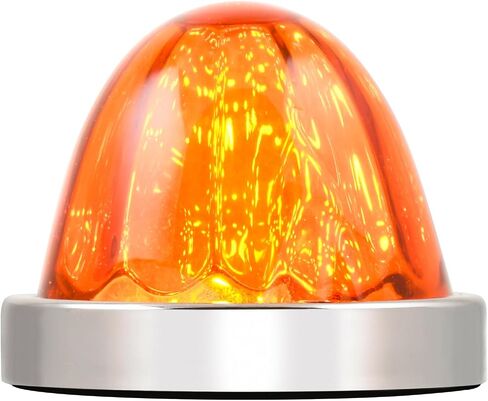 GG Grand General 81862 Clear Watermelon Glass Kit with Amber 18 LED Base and Stainless Steel Bezel in Kuwait