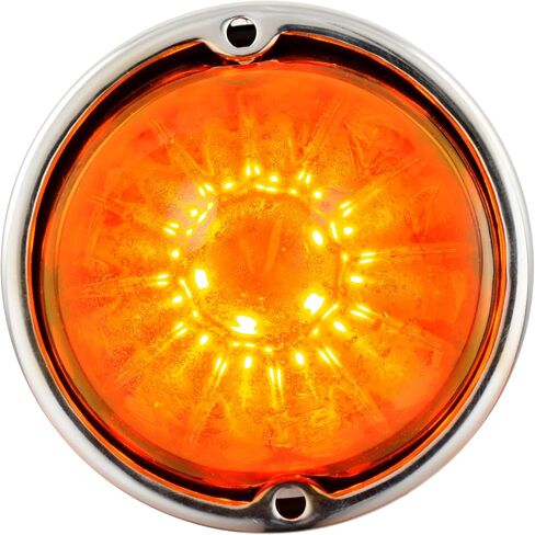 GG Grand General 81862 Clear Watermelon Glass Kit with Amber 18 LED Base and Stainless Steel Bezel in Kuwait