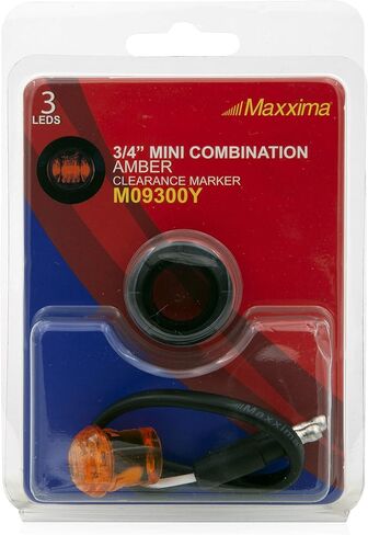 Maxxima M09300R ضوء LED أحمر 3/4 بوصة مجموعة مستديرة لعلامة التخليص in Saudi Arabia