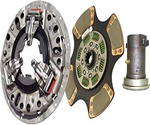 IATCO 107621-7-IAT قابض فولاذي مختوم 350 مم × 1-1/2 بوصة (لوحة واحدة، نوع دفع، 4 مجداف/ 8 زنبرك، 2400 PL / 500 عزم دوران، بما في ذلك محمل الإصدار) in Saudi Arabia