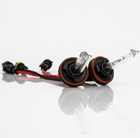 Xentec H11 (H8/H9) 6000K HID xenon bulb x 1 pair bundle with 2 x 35W Digital Slim Ballast (Ultra White) in Saudi Arabia