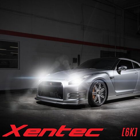 Xentec H11 (H8/H9) 6000K HID xenon bulb x 1 pair bundle with 2 x 35W Digital Slim Ballast (Ultra White) in Saudi Arabia
