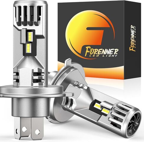 مصابيح إضاءة Fahren 9007/HB5، 22000 لومن ساطع 9007 ضوء، حقيقي 1:1 6500K أبيض بارد IP68 مقاوم للماء، تركيب سريع، عبوة من قطعتين in Saudi Arabia