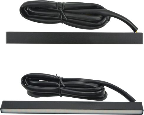 YOMTOVM Turn Signal Switch Fog Light, 2Pcs Light Strip for Daytime Running Light, White Yellow Sequential LED Turn Signal Light Bar for Car in Kuwait