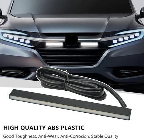 YOMTOVM Turn Signal Switch Fog Light, 2Pcs Light Strip for Daytime Running Light, White Yellow Sequential LED Turn Signal Light Bar for Car in Kuwait