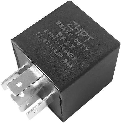 01-06 TJ Wrangler Flasher Relay، EP27 LED Flasher Relay مناسب لسيارة Jeep Wrangler TJ 2001 2002 2003 2004 2005 2006 LED إشارة الانعطاف الإلكترونية والتحذير من المخاطر حقًا، إيقاف Hyper Flash، 5 Pin Flasher in Saudi Arabia