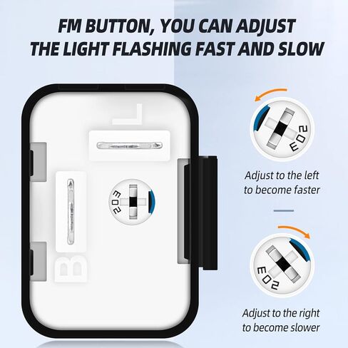 10PCS 2-Pin 12V DC Adjustable LED Turn Signal Indicator Flasher Relay, Motorcycle Indicator Flicker Frequency Regulation Relay in Saudi Arabia