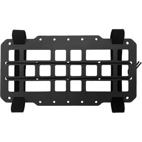 AICEL Rigid MOLLE Panel for Car Sun Visor, Auto Headrest and Seat Back Organizer, Tactical Gear Holder for EDC Pouch Rack Tool Holster, Backpack Insert Storage Rack for Small Items, Cards, Pens