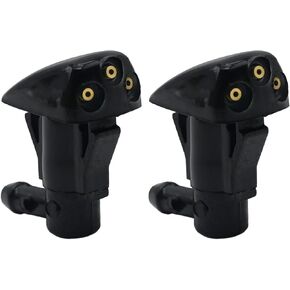 MDEOOSKY 2pcs Front Windshield Washer Nozzles, Replacement Windshield Wiper Nozzles, Windshield Sprayer Nozzle, Replacement for Hyundai Tucson 2006-2009, 986302E500