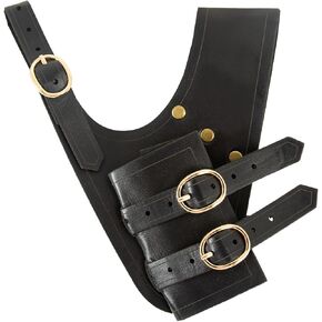 Medieval Sword Frog Leather Sword Holster for Belt,Sword Holder Renaissance Belt Sheath for Knight Warrior Pirate Cosplay