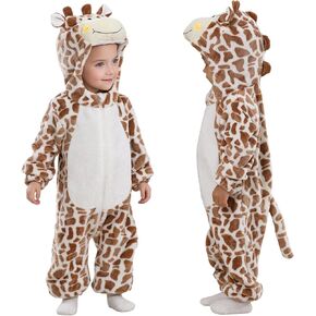 TONWHAR Infant Toddler Kid Halloween Giraffe Cosplay Costume Baby Animal Outfit Snowsuit