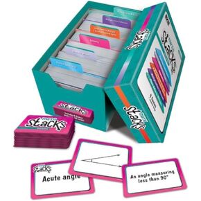 EAI Education Math Stacks Classroom Game, Set of 6: Grades 3-5