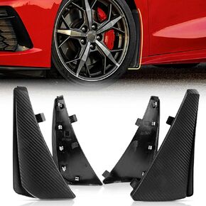 Front & Rear Wheels Splash Guards Mud Flaps,Rock Guards fit for Chevy Corvette C8 Corvette Stingary Z51 2020 2021 2022 2023 2024,84263453 84263457,Mudflaps Wheels Fender Protectors,4PCS