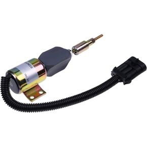 Shutoff Solenoid E9HN9N392AB 12V Compatible with Ford 7.8L New Holland 1085 1078 1079 Truck