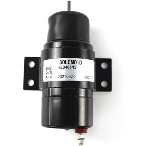SINOCMP 053400-7100 12V 6H09 Cut Off Solenoid Stop Solenoid for Denso Engine
