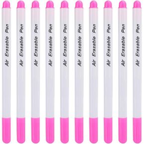 Air Water Erasable Pen Fabric Marker Temporary Marking Auto Vanishing Pen Air Erasable Pen, 10pcs Disappearing Ink Marking Pen for Cloth Marking ToolsMarking & Tracing Tools(Single Head Blue)