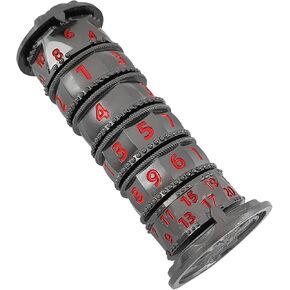 Pagoda Dice Spinner for Dungeons and Dragons,Metal D&D Unique Roulette Dice,D4 D6 D8 D10 D12 D20 D% for Dungeons and Dragons DND Gifts RPG Role Playing Gaming Dice(Green)