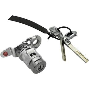 Front Left Driver Side Door Lock Cylinder with 2 Keys Set Fits for Cadillac Chevy Silverado GMC Sierra 2014-2022, Replaces 13590041