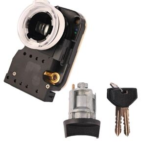 Ignition Switch with Ignition Lock Cylinder 5003893AA Compatible with Grand Cherokee 1997-1998/ Dodge Ram 1997-2001/Dodge Dakota 1500 1997-2000 Replace US255L 926061 5003893AA 56021346AB