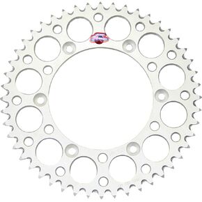 Renthal Rear Sprocket 51 Tooth Silver - Fits: Kawasaki KDX200 1989-2006