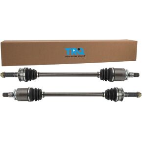 TRQ Rear CV Axle Assembly Set Compatible with 2009-2018 Subaru Forester Impreza Legacy Outback