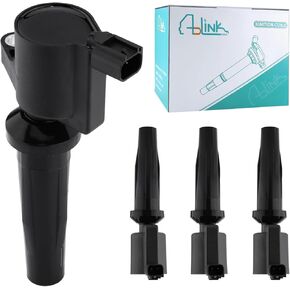 Ignition Coil FD505 Pack Set of 4 & AP104 Spark Plug (2.0L 2.3L 2.5L) For Ford C-Max EcoSport Ranger Escape Focus Fusion Transit Connect ELEC,Lincoln MKZ Mazda 3 6 Tribute,Mercury Mariner Milan