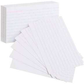 Mr. Pen- Lined Index Cards, 3" x 5", 300 Cards, White, Index Cards 3x5 index cards, notecards 3x5 Lined, Flashcards for Studying, 3 x 5 index cards ruled, Flash Cards, Ruled Index Cards 3x5