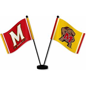 WinCraft Maryland Terrapins Desk and Table Top Flags