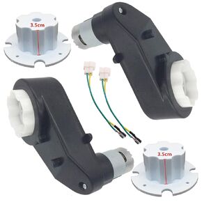weelye 2Pcs 12V 40000RPM High Speed RS550 Drive Motor Gearbox with Drive Card Components,Replacement for Children ´s Riding Jeep SUV Car Electric Vehicles