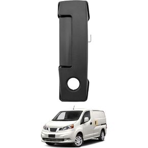 Driver Sliding Door Handle, Compatible with 2013-2021 Nissan NV200, 2015-2018 Chevy City Express, Exterior Rear Left Side w/ Keyhole, Replace# 826073LM0B 157619, Sliding Outer Door Hanlde Part