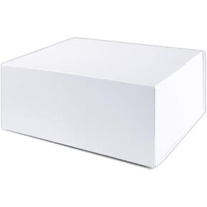 LUXPaper Medium Gift Boxes | Magnetic Closure | 2 3/4" x 6 1/4" x 9" | Black | 2 Qty