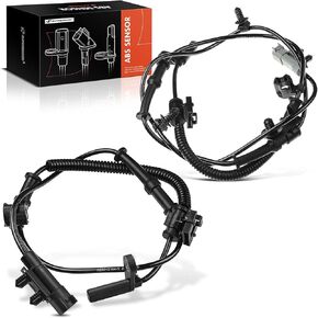 A-Premium ABS Wheel Speed Sensor Compatible with Dodge Models - Challenger 2011-2020 Coupe, Charger 2011-2017 Sedan, RWD - Rear Driver and Passenger Side, 2-PC Set, Replace# 4779647AB, 4779647AE