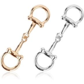 2pcs Scarf Ring Clip, Metal Scarf Holder Clip Fashionable Silk Scarf Buckle Scarf Ring Scarf Clasp Shirt Cinch Clip Clothing Decoration Ring Accessories for Women