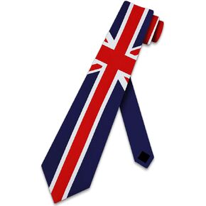 Three Rooker United Kingdom Flag Necktie Union Jack mens tie