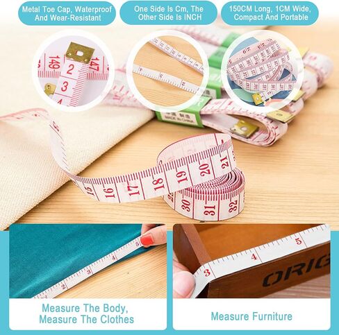 مجموعة أدوات الخياطة الجلدية المكونة من 9 قطع من Cimeton تتضمن 4 قطع أداة خياطة عجلة التتبع الملونة، 4 قطع طباشير خياط، نقش نمطي، خدش للقماش الورقي الجلدي in Kuwait