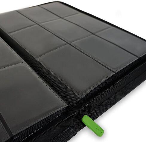 مجلد بسحاب Vault X Premium Exo-Tec XL - مجلد ألبوم بطاقات التداول مقاس 12 جيبًا XL - مجلد جيب تحميل جانبي 624 لـ TCG (أزرق) in Kuwait