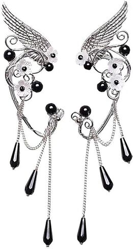 Fairy Elf Ear Cuffs for Women, Renaissance Fairy Costume Accessories for Women Halloween Cosplay Party in Saudi Arabia