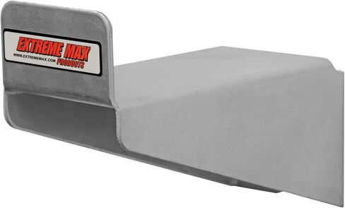 Extreme Max 5001.6649 Wall-Mount Aluminum Single Helmet Hook for Enclosed Race Trailer, Shop, Garage, Storage - Silver in Saudi Arabia