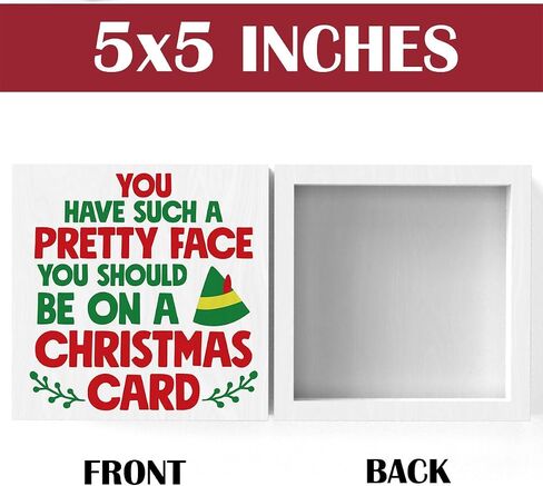 Pink Christmas Vacation Sign Pink Christmas Sign Christmas Vacation Movie Decor Xmas Vacation Sign Merry Xmas Decorations Sign 5 x 5 Inch in Kuwait