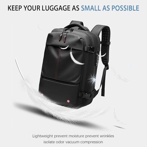 Vacpack Backpack Airback Travel Laptop Hiking Waterproof Anti Theft Carry on Flight with Pump for Men in Saudi Arabia