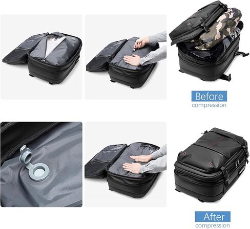 Vacpack Backpack Airback Travel Laptop Hiking Waterproof Anti Theft Carry on Flight with Pump for Men in Saudi Arabia