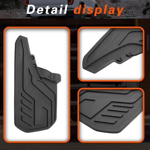 Mud Flaps Compatible with 2023 2024 GMC Canyon with Fender Flares Mud Guard for Trucks 4pcs Splash Guards in Saudi Arabia